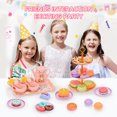 thumbnail image 3 of Kids' Pretend Play Afternoon Tea Set with Tin Carrying Case - 46PCS Includes Teapot, Cups, Plates, Sweet Treats & 2-Tier Cake Stand, Safe & Durable Toy for Creative Social Learning, Ideal Gift for, 3 of 6