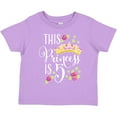 thumbnail image 3 of Inktastic This Princess is Five 5th Birthday Girls Toddler T-Shirt, 3 of 5