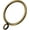 Antique Bronze, variant on 44 Pack Curtain Rings with Eyelets, Metal Drapery Ring for Pinch Pleat Curtains, Drape Ring 1.5 Inch I D, Fits Up to 1.2 in Rod (Black)