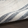 thumbnail image 5 of Nourison Astra Machine Washable 4' x 6' Ivory Blue Mid-Century Modern Indoor Flatweave Rug, 5 of 11