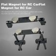 thumbnail image 2 of Flat Magnet for RC Car Body Shell Mount Kit for Tamiya TT01 TT02 HPI Sakura 1/10 RC Racing Car Touring Car Black, 2 of 5
