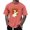 Z132 Watermelon Red, variant on Landzoo Halloween Men'S Shirts Ghost Print Short Sleeve Crew Neck T-Shirt Party Loose Fit Men Tops Size L Beige