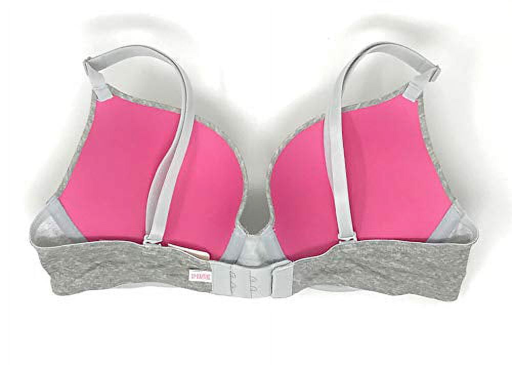 Victoria's Secret Pink Wear Everywhere Push Up Bra (34A-36DD), Heather  Grey, 36B: Buy Online at Best Price in UAE 