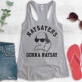 thumbnail image 2 of Naysayers Gonna Naysay Shakespeare Tank Top, Ladies Racerback Tank Top, Funny Shakespeare, English Teacher, Heather Gray, X-Large, 2 of 3