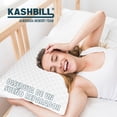 thumbnail image 2 of Almohada Kashbill Memory Foam, Hipoalergénica, Antibacterial y Transpirable - Máximo Confort para un Descanso Reparador 60x40, 2 of 5