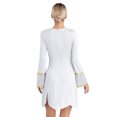 thumbnail image 2 of DPOIS Women Liturgical Praise Dance Dress Worship Praise Tunic Church Praisewear White L, 2 of 7