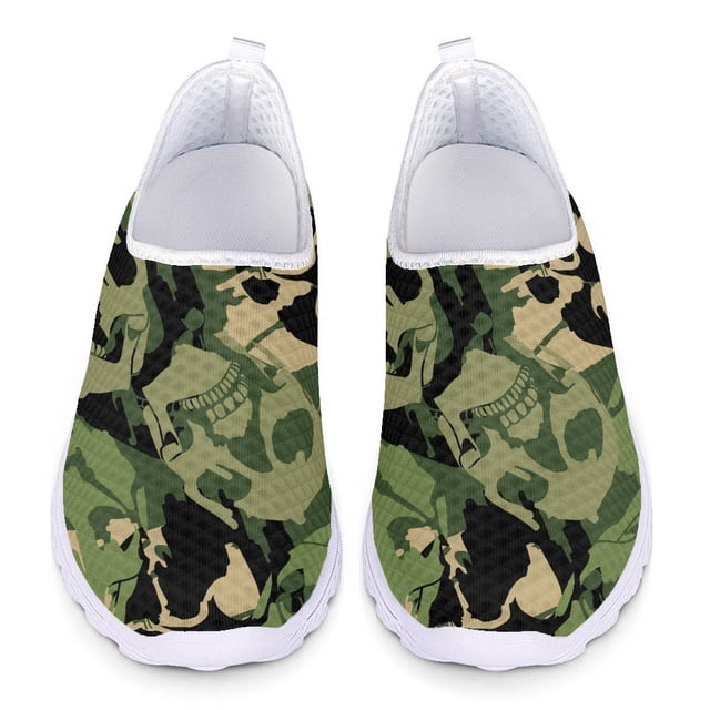 Zapatillas ligeras de playa Doginthehole con diseño de calaveras de colores, zapatos planos antideslizantes de diseñador para mujer, zapatos casuales de lujo para mujer