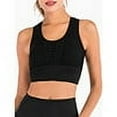 thumbnail image 2 of FANNYC 1/2 Pack Women's Seamless High Impact Sports Bras Mesh Openwork Racerback Sports Bra Removable Pad Longline Yoga Bras Crop Top Running Gym Workout Bras, 2 of 7