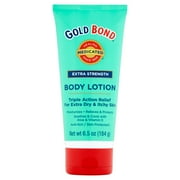 Gold Bond Medicated Extra Strength Body Lotion & Cream with Menthol for Dry, Itchy Skin Relief 6.5 oz