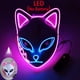 thumbnail image 5 of Injueey Máscara Demon Slayer Tanjirou, Sabito Mascarilla, máscaras de Anime Makomo, máscaras de Cosplay, disfraz de Halloween, máscaras LED Kits de decoración para fiestas, 5 of 5