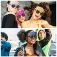 thumbnail image 1 of Minkissy 4 Pcs Lunettes de Fête du Nouvel An Numéros 2024 Design Amusant Lunettes Diverses, 1 of 6