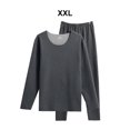 thumbnail image 4 of Qarigey Ropa interior térmica para hombre, cálida, suave, agradable a la piel, capa base, vestido cálido, ropa de invierno colorida, ropa interior de conjuntos de ropa Gris>2XL NO3 Qarigey AP013689-03, 4 of 6