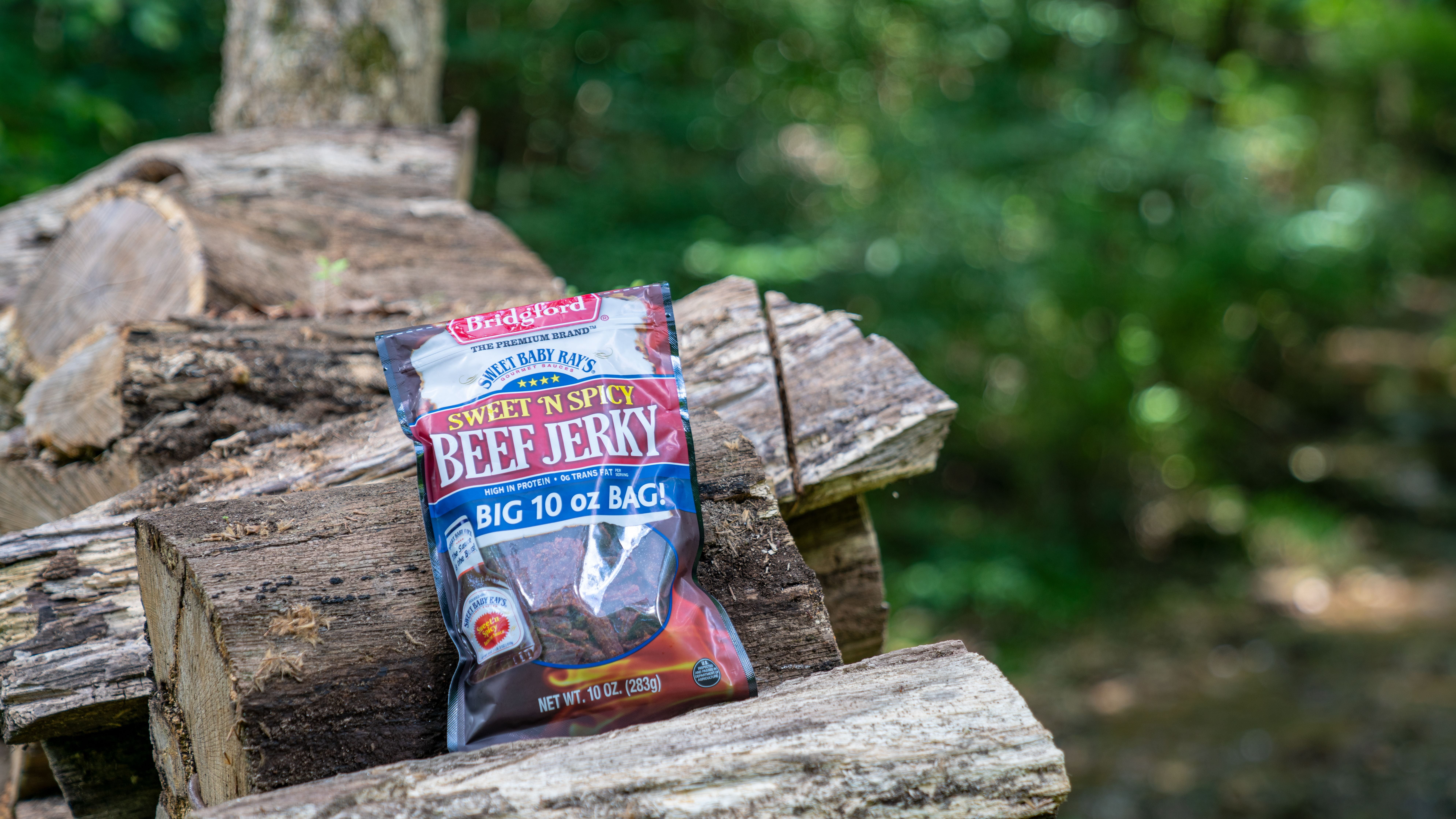Bridgford 100% Beef Sweet Baby Ray's Sweet 'N Spicy Beef Jerky 10oz Resealable Bag