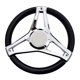 thumbnail image 1 of Volante Universal, accesorios para barcos, duradero, vehículos acuáticos, 350mm para yates, marinos, barcos, pontones, lanchas rápidas Salvador Volante, 1 of 9