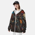 thumbnail image 4 of Haiem Vibrant Skull Soldier UPF 50+ Fishing Shirts for Men Long Sleeve UV Sun Protection Hoodie Non-Mask Outdoor Hiking Shirts, 4 of 8
