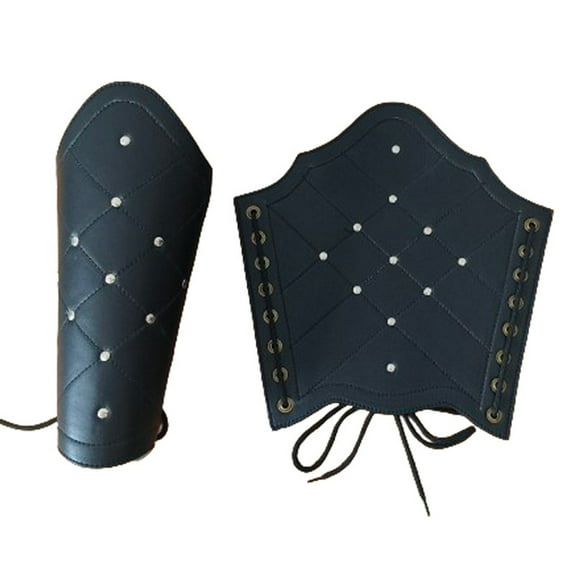 Medieval Roman Leather Hand Guards Ancient Norman Spartan Era Forearm Guard