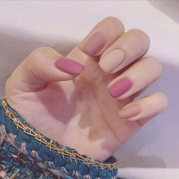 Matte Fake Nails Pink Short Press On Nails Square False Nails Acrylic Full Cover Nails For Women And Girls 24pcs Walmart Com Walmart Com Matte Fake Nails Pink Short Press On Nails Square False Nails Acrylic Full Cover Nails For Women And Girls 24pcs Walmart Com Walmart Com