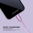 thumbnail image 5 of Liquipel Powertek iPad & iPhone Charger Cable, Fast Charging 6ft MFI Certified Lightning to USB Cord, Velvet - Purple, 5 of 7