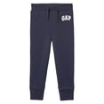 thumbnail image 1 of Pantalones deportivos GAP para bebé niño con logo, estilo jogger, 3 años, azul marino, 1 of 2
