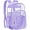 Light Purple, variant on Sanmadrola Clear Backpack Clear Bag Heavy Duty Waterproof Transparent Large PVC Backpacks for Teenagers Women Men for Stadium School College Travel Work Hiking, Black