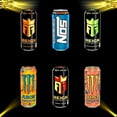 thumbnail image 2 of Beeq Box Variety Energy Drinks,Reign Total Body Fuel: White Gummy Bear, Cherry Limeade, Orange Dreamsicle, Nos, Juice Monster : Khaotic, Papillon. Contains Zero Sugar, Coq10 & Bcaas 300 Mg Natura, 2 of 3