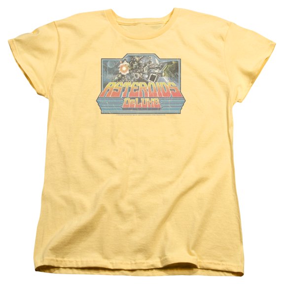 Atari Asteroids Deluxe S/S Women's T-Shirt Banana