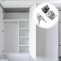 FONDOTIN 1Set Cabinet Locks with Keys for Furniture Locking and Anti-theft in Homes