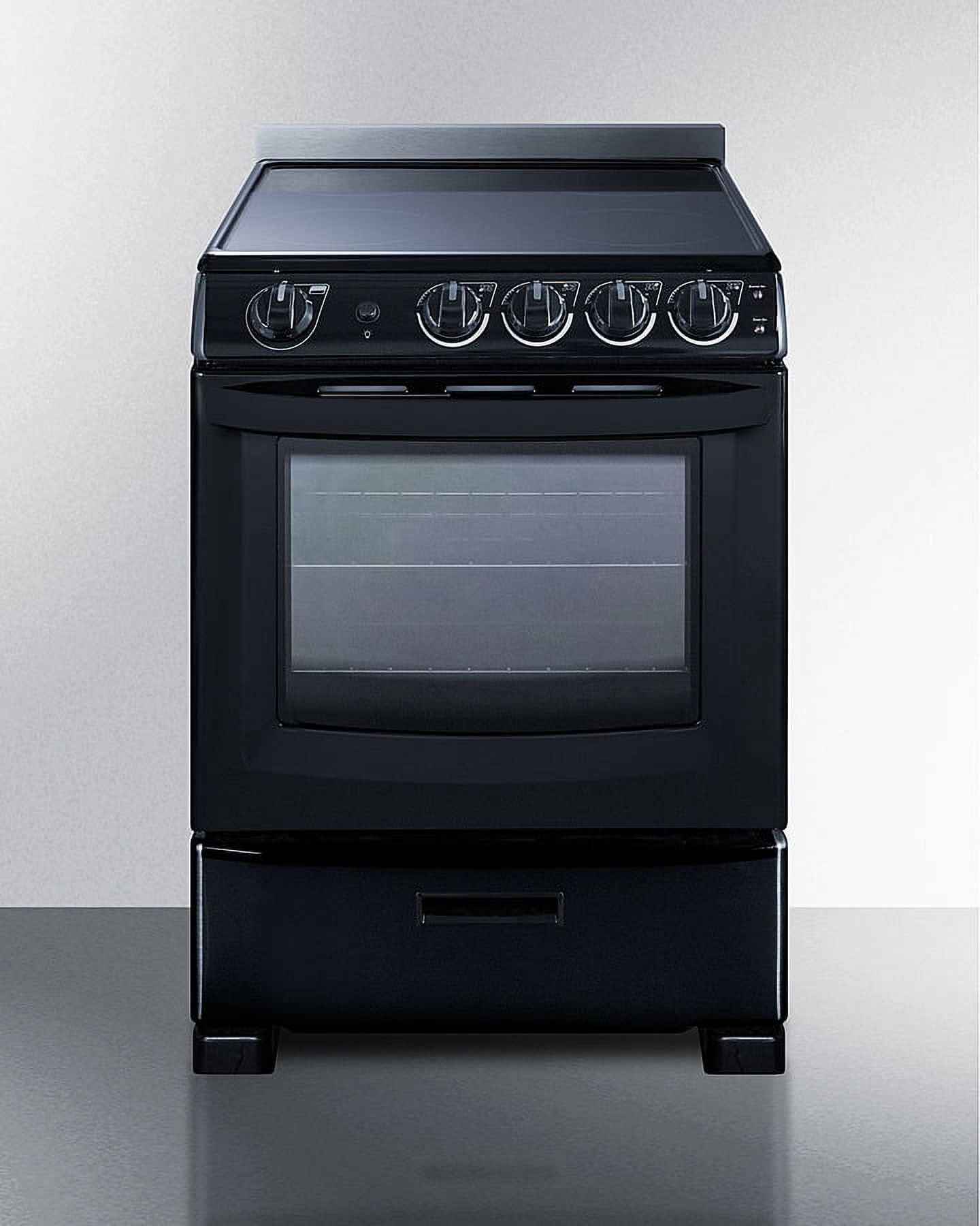 24" Wide Electric Smooth-Top Range