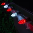 thumbnail image 2 of OptiCore C7 Red and White Christmas Lights Cool White, LED String Lights with Shatterproof Christmas Bulbs, 50 Lights, 50ft, 2 of 7