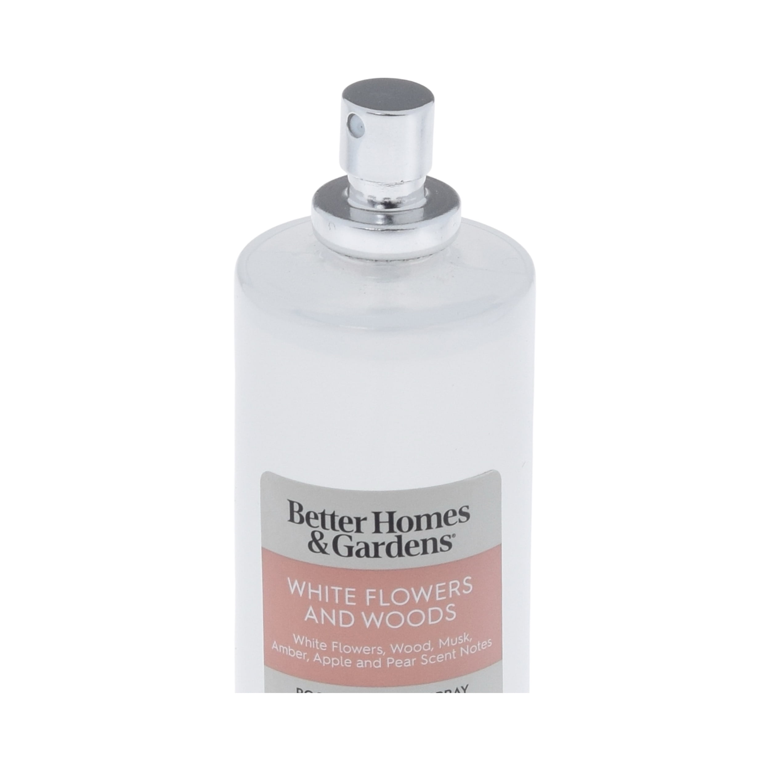 Better Homes and Gardens White Flowers and Woods Scented Room and Linen Spray 3.38 Fl Oz (100mL).