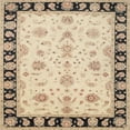 thumbnail image 1 of Ahgly Company Indoor Square Traditional Dark Almond Brown Persian Area Rugs, 3' Square, 1 of 6