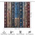 thumbnail image 2 of Shower Curtain 4 Piece Set American Flag Vintage Non-Slip Rugs And Toilet Mat Lid Rug Accessories Independence Day 4th of July Bathroom Decor Set with Accessories for Bathtub Decor 72inch X 72inch, 2 of 8