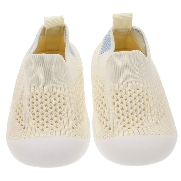 ROSENICE Baby Shoes First Walking Slip-On Sock Shoes Casual for Toddlers Infant 4.91X2.75X0.79in 1Pair
