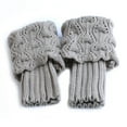 thumbnail image 2 of Cheers.US Girls Ladies Short Leg Warmers Socks Crochet Knitted Ankle Boot Cuffs Toppers, 2 of 7