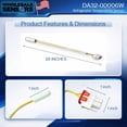 thumbnail image 4 of Wholesale Sensors Replacement for Samsung DA32-00006W Refrigerator Temperature Sensor 12 Month Warranty, 4 of 10