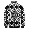 thumbnail image 3 of Nueva chaqueta de lujo con estampado dorado para hombre y mujer, chaqueta bomber para hombre y mujer, chaqueta con bolsillos y cremallera, abrigo de manga larga, chaquetas de primavera, 3 of 5