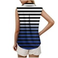 thumbnail image 6 of Jalioing Women's Work Tops Sleeveless Button Down Shirts Fashion Print Collared Blouses Dressy Casual Tank Shirt, 6 of 6