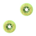 thumbnail image 3 of Guardoinrt 2pack/lot Silent Grip Enhanced And Widened Support - Inline Roller Skate Wheel For Professional green 76mm 2Set, 3 of 6