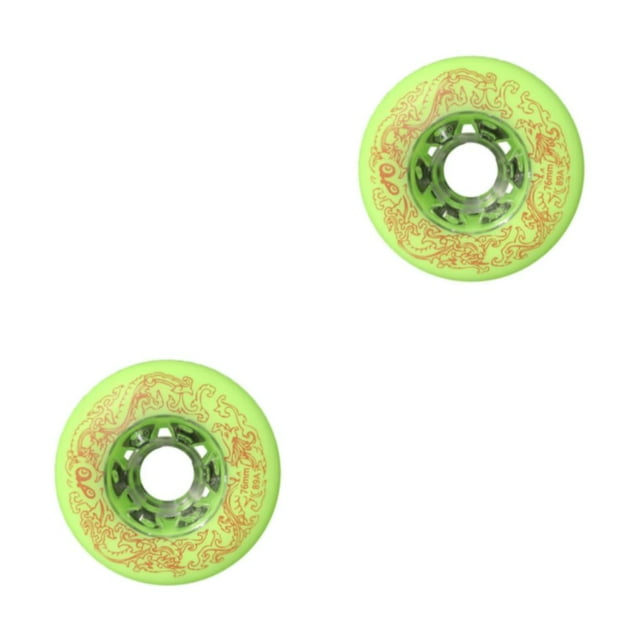 Toystoory 2 unids/set resistentes al desgaste y altamente elástico-ruedas de PU de alta densidad para rodillo de rueda de patinaje en línea Type2 NO2