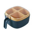 thumbnail image 2 of DOLITY Condiment Bottle 4 Compartments Seasoning Box for Buffets Pepper Restaurants Blue, 2 of 9