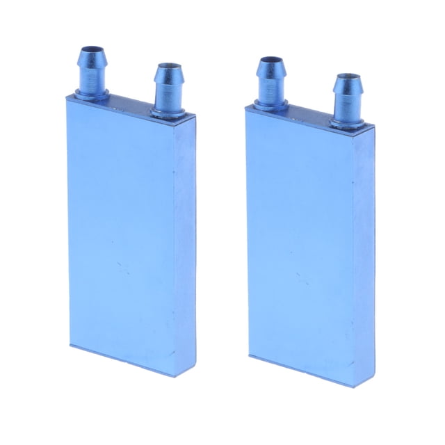 2 Piezas De Aluminio De Bloque De Refrigeración Por Agua Para El Disipador Del Enfriador De Agua Líquida Para PC shamjiam Bloque de refrigeración por agua de aluminio