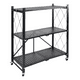 thumbnail image 1 of Estante Anaquel Organizador Plegable 3 Niveles Rack Metalico Color Negro, 1 of 5