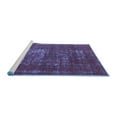 thumbnail image 2 of Ahgly Company Machine Washable Indoor Rectangle Oriental Blue Industrial Area Rugs, 5' x 7', 2 of 4