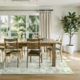 thumbnail image 3 of Lahome Decor 5'x7' Boho Tribe Area Rug for Living Room,5x7ft Machine Washable Rugs for Bedroom, Soft Non-Slip Low Pile Indoor Floor Accent Carpet for Office Entryway Nursery Dining Room - Green, 3 of 8