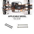 thumbnail image 2 of Ounissouiy Eje CVD trasero RCGOFFLOW de acero fuerte y duradero, eje CVD trasero mecanizado CNC para eje CVD trasero 1/8 Rc LOSI LMT Kits de construcción modelo Negro, 2 of 6