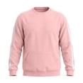 thumbnail image 3 of qafoshin Mens Trendy Patchwork Sweatshirt Crew Neck Long Sleeve Shirts Fall Winter Casual Loose Pullover Tops with Pocket, 3 of 5