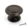 thumbnail image 2 of Dynasty Hardware K-8038-S-10B-25PK Two Ring Cabinet Knob, Oil Rubbed Bronze, 25 Pack, 2 of 2