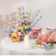 thumbnail image 5 of Juego de 3 púas de flores artificiales de Pascua de 17,7 pulgadas, tallos decorativos de plástico, color rosa y verde, para primavera, verano y vacaciones, para jarrones, centros de mesa,, 5 of 6
