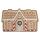thumbnail image 1 of Injueey Felpudo navideño suave, lavable, con forma de casa de jengibre, para puerta, encogible, antideslizante, con diseño de pan de Decoración del hogar 50*80 cm, 1 of 6
