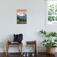 thumbnail image 3 of Art.com Denali, Alaska - North Americas Tallest Peak - Bears and Spring Flowers Stretched Canvas Print Wall Art by Lantern Press, 16" x 24", 3 of 4